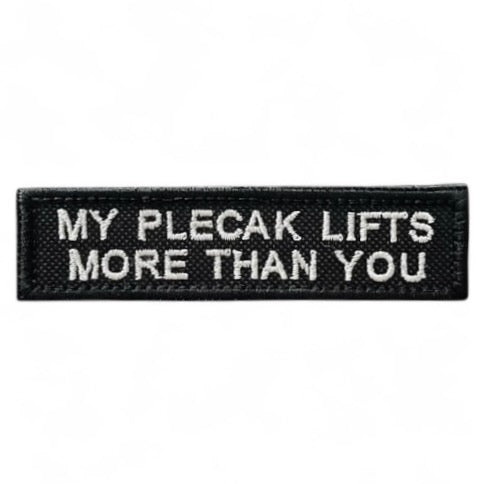 Naszywka MY PLECAK LIFTS MORE THAN YOU