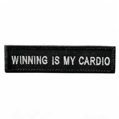 Naszywka WINNING IS MY CARDIO