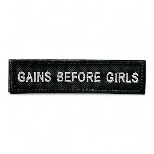 Naszywka GAINS BEFORE GIRLS