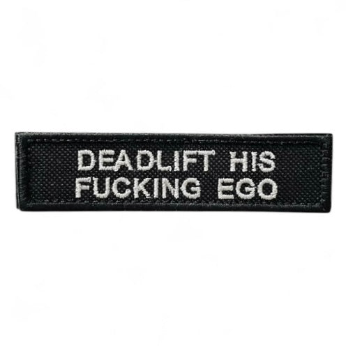 Naszywka DEADLIFT HIS FUCKING EGO